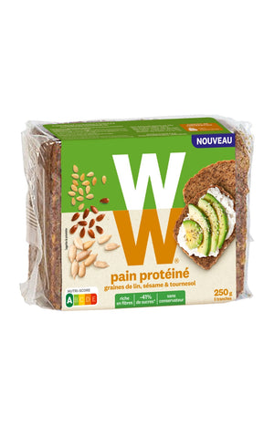 Pain protéiné - Graines de lin, sésame & tournesol - 9 x 250 g