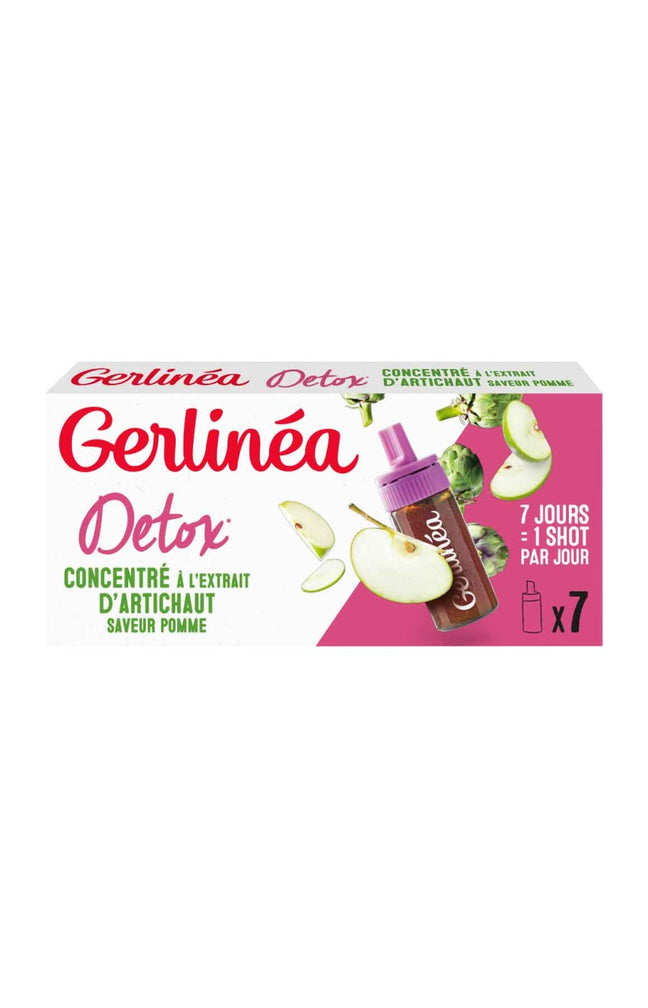Concentrés détox à l'extrait d'artichaut - Goût pomme - 8 x 7 jours