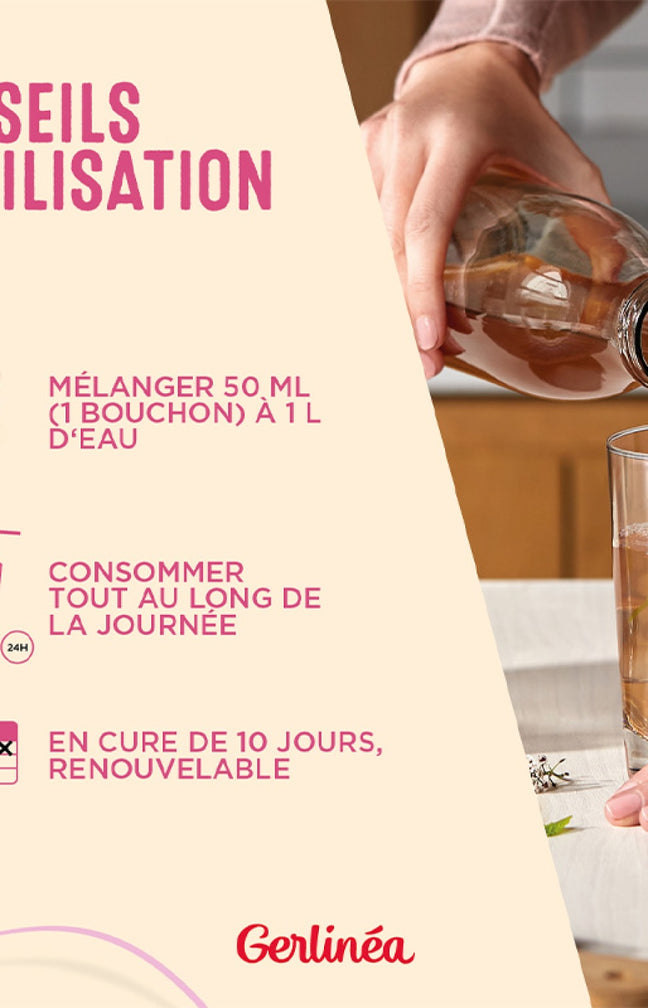 Concentrés détox à l'extrait d'artichaut - Goût pomme - 8 x 7 jours