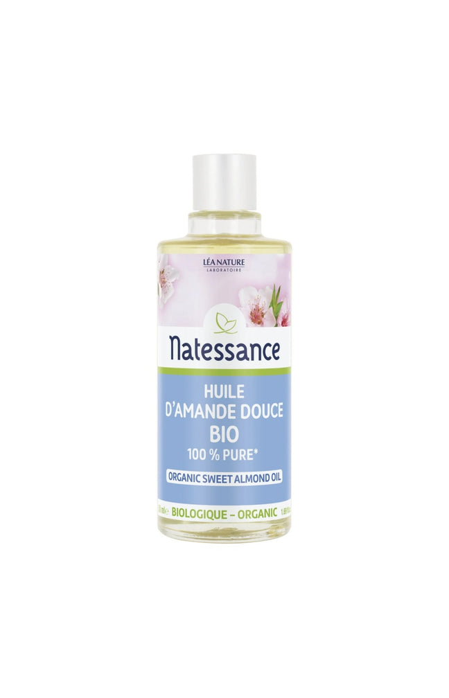 Huile d'amande douce 100% pure bio - Corps - 50 ml