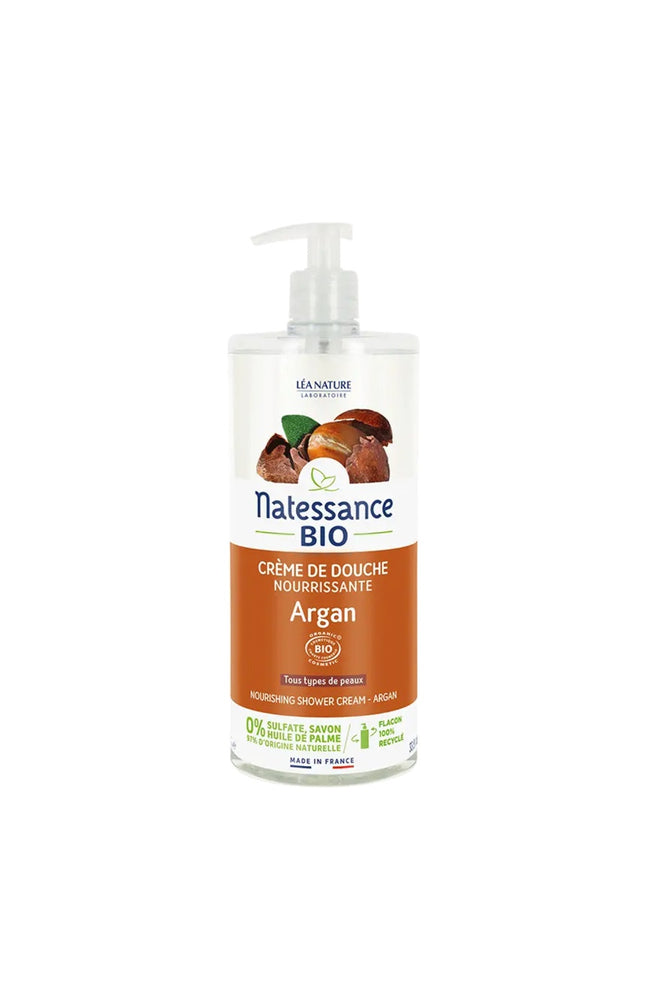 Crème de douche bio - Huile d'argan et fleur d'oranger - 1 L
