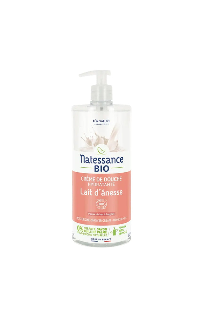 Crème de douche bio - Lait d'ânesse - 1 L