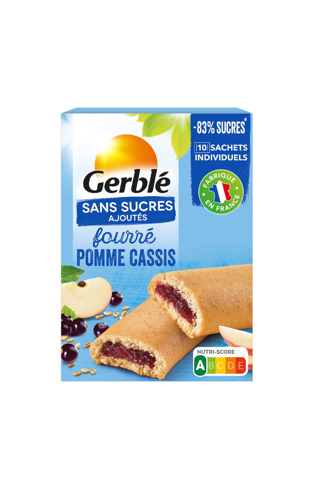 Biscuits fourrés cassis sans sucres - 12 x 180 g