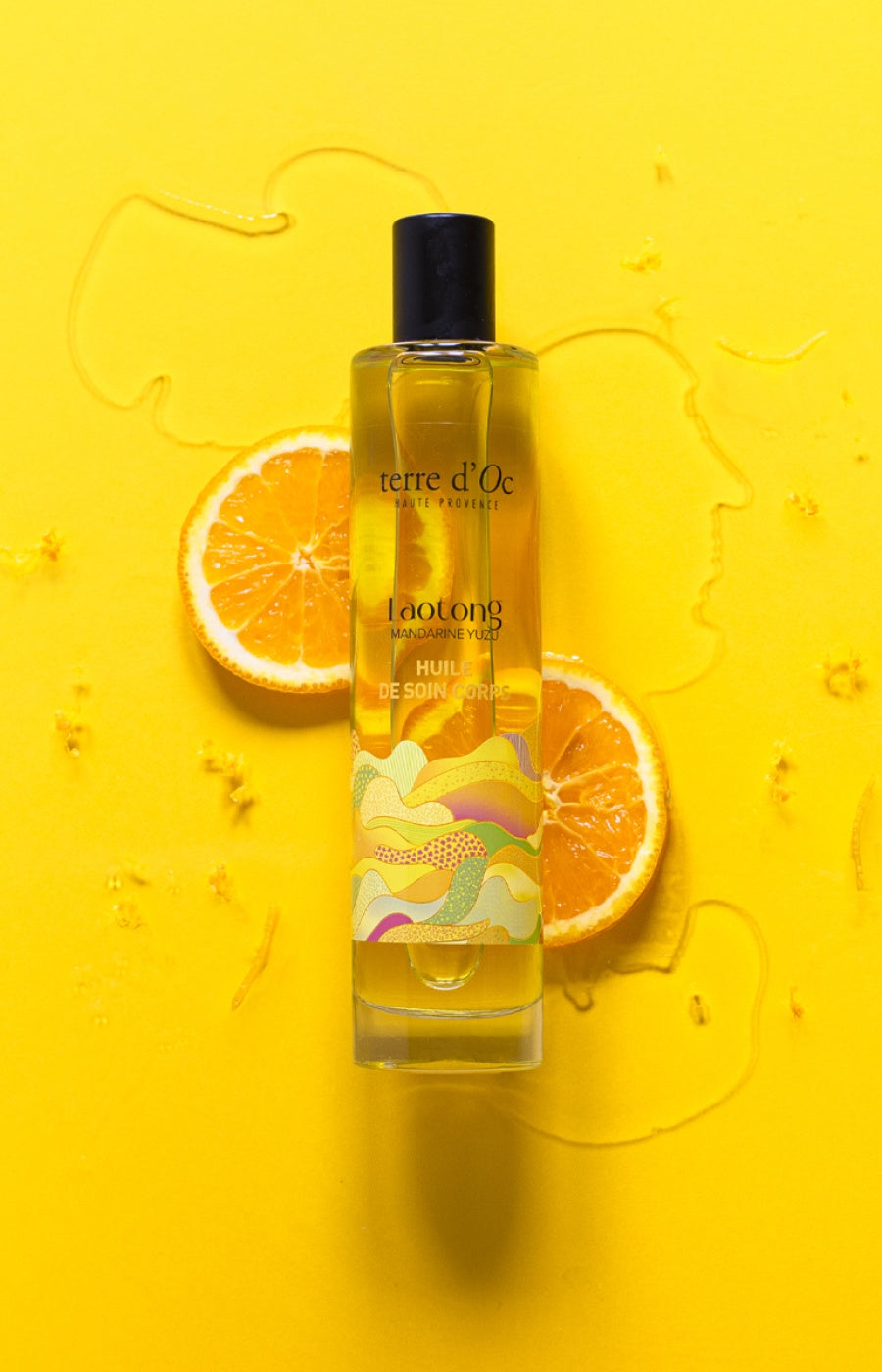 Huile hydratante bio - Laotong - Mandarine & yuzu - Corps - 100 ml