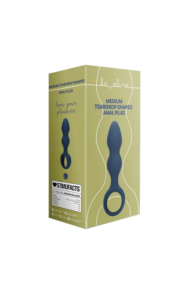 Plug anal - Moyen - Bleu