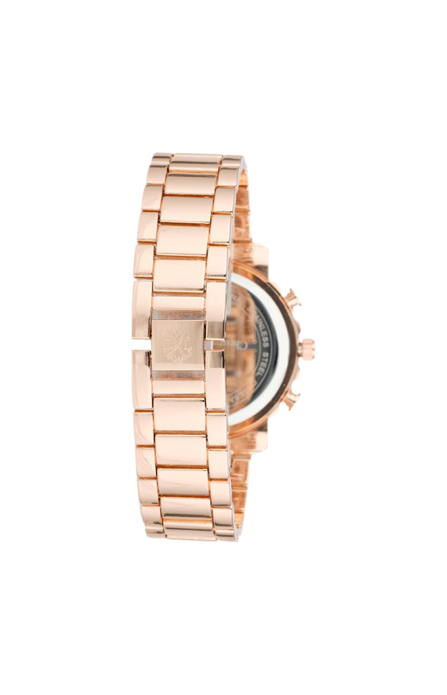 Montre à quartz - Alliage doré rose