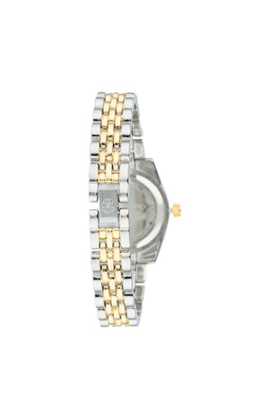 Montre à quartz - Alliage doré & argenté
