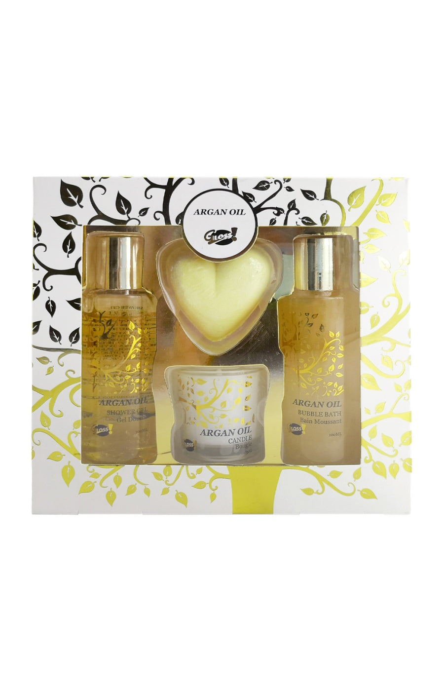 Coffret bain cœur  - Argan Oil - 5 produits