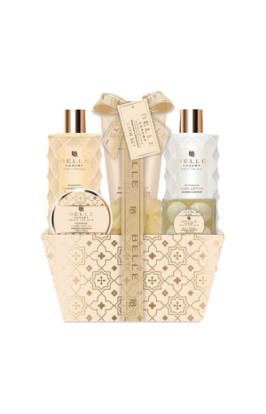 Corbeille de bain - Belle Luxury Gold - 6 produits