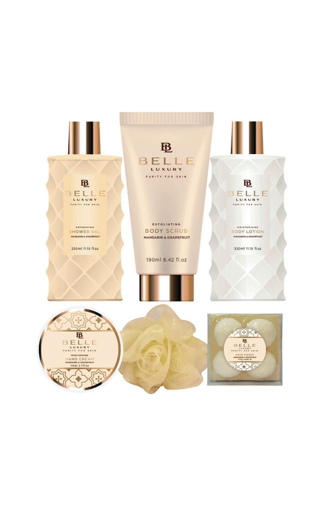 Corbeille de bain - Belle Luxury Gold - 6 produits