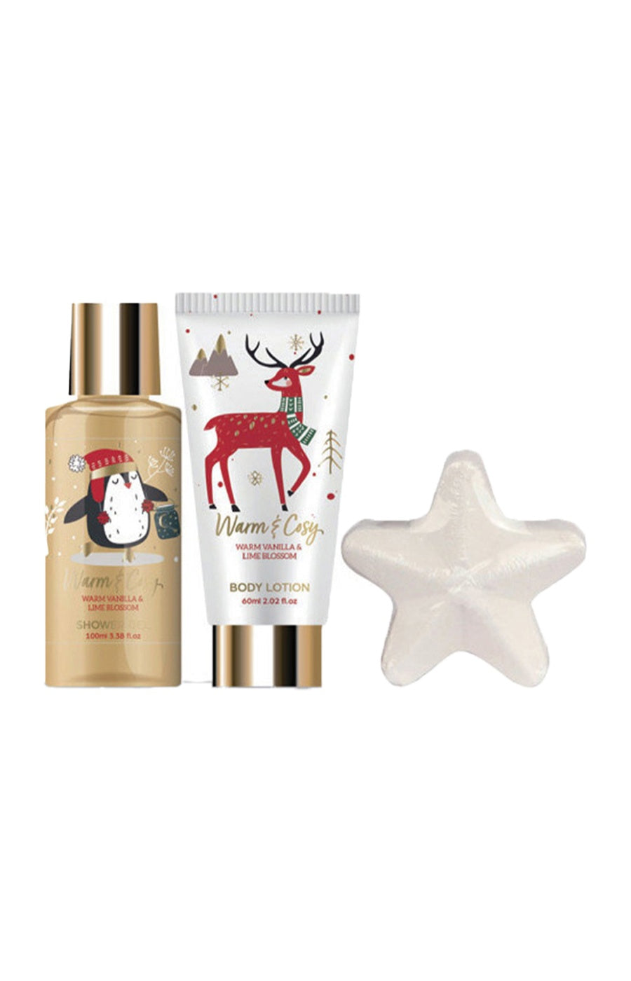 Mini traineau de bain - Warm & Cosy - 3 produits
