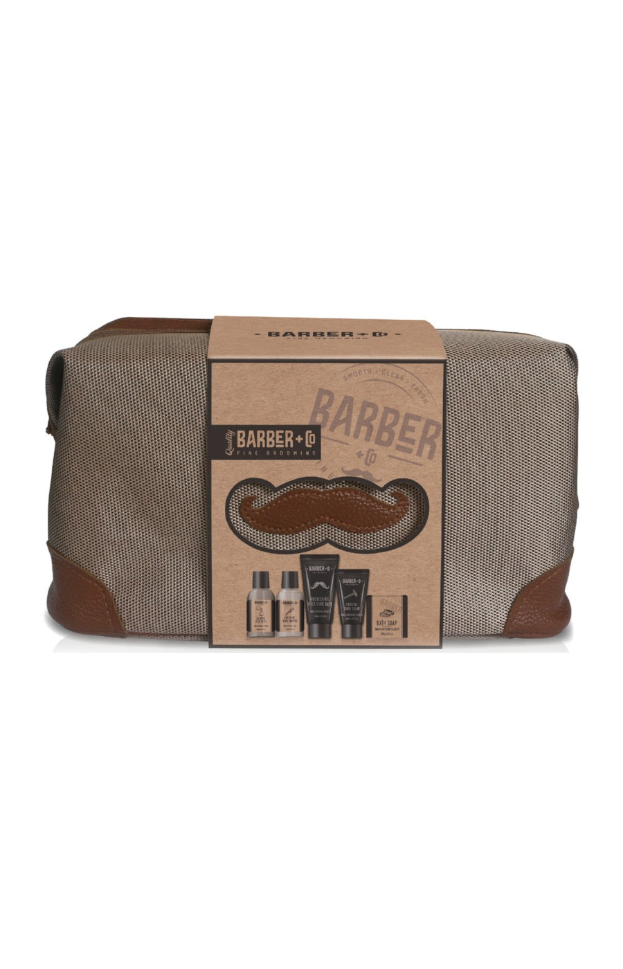 Coffret rasage & trousse de toilette - Barber+Co- Homme - 5 produits