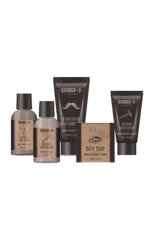 Coffret rasage & trousse de toilette - Barber+Co- Homme - 5 produits