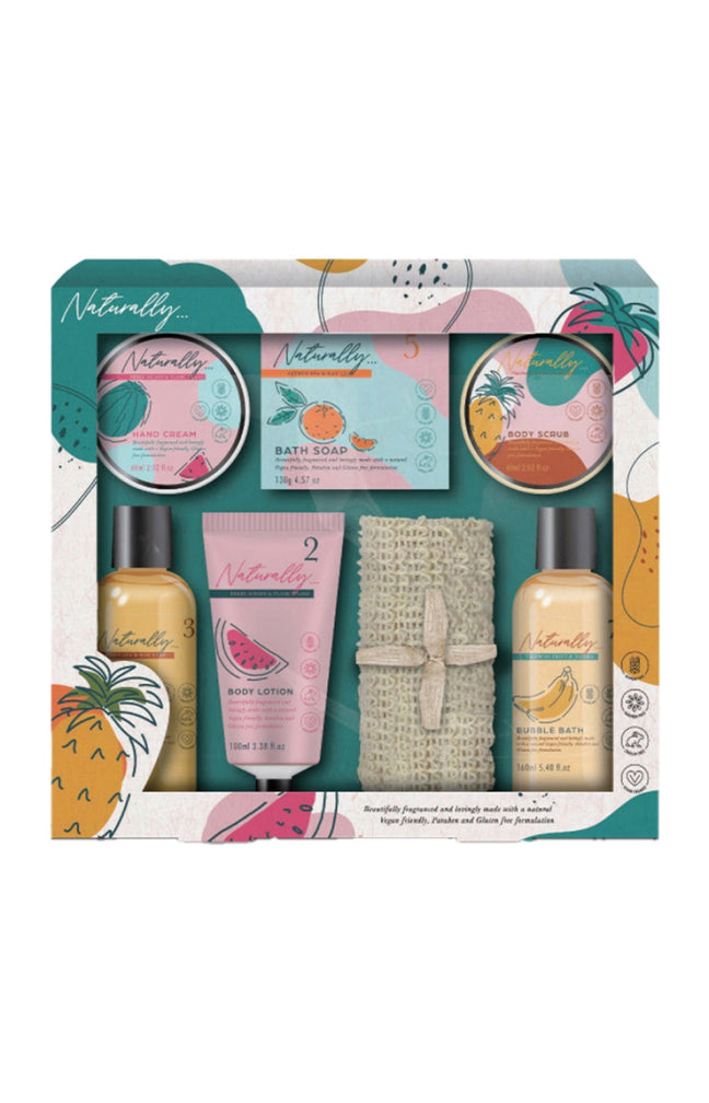 Coffret de bain - Naturally - 7 produits