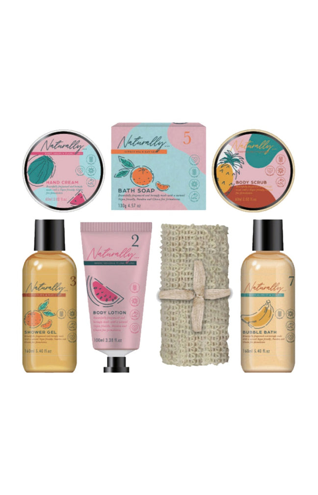 Coffret de bain - Naturally - 7 produits