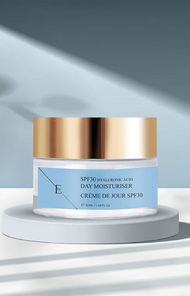 Crème de jour hydratante SPF30 - Acide hyaluronique - Visage
