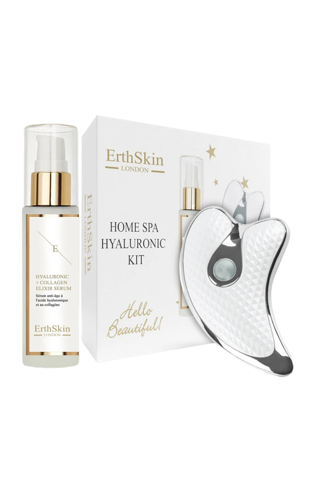 Gua sha & sérum - Acide Hyaluronique & Collagène - Visage