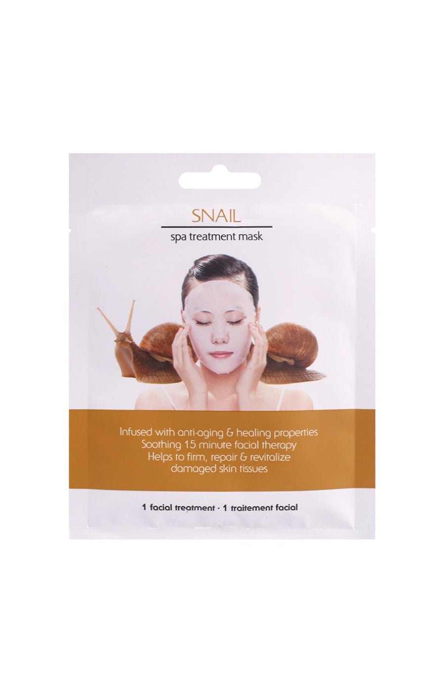Masque en tissu - Bave d'escargot - Anti-rides