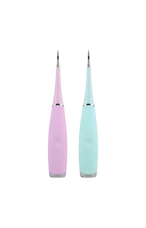 Lot de 2 détartreurs dentaires électriques - Bleu & rose - 2 unités