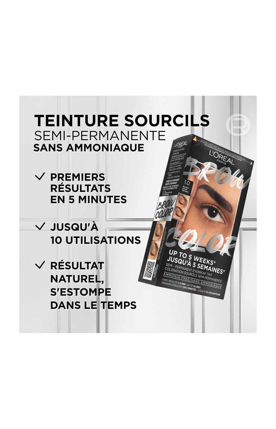 Coloration sourcils semi-permanente
