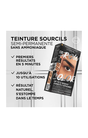 Coloration sourcils semi-permanente