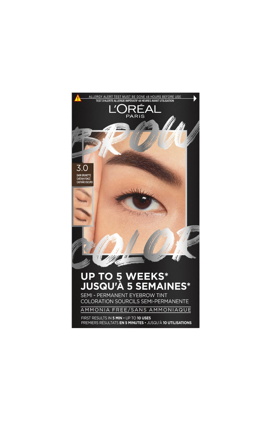 Coloration sourcils semi-permanente