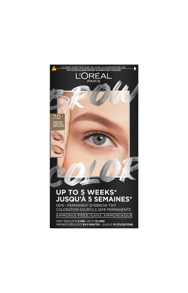Coloration sourcils semi-permanente