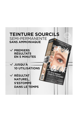 Coloration sourcils semi-permanente