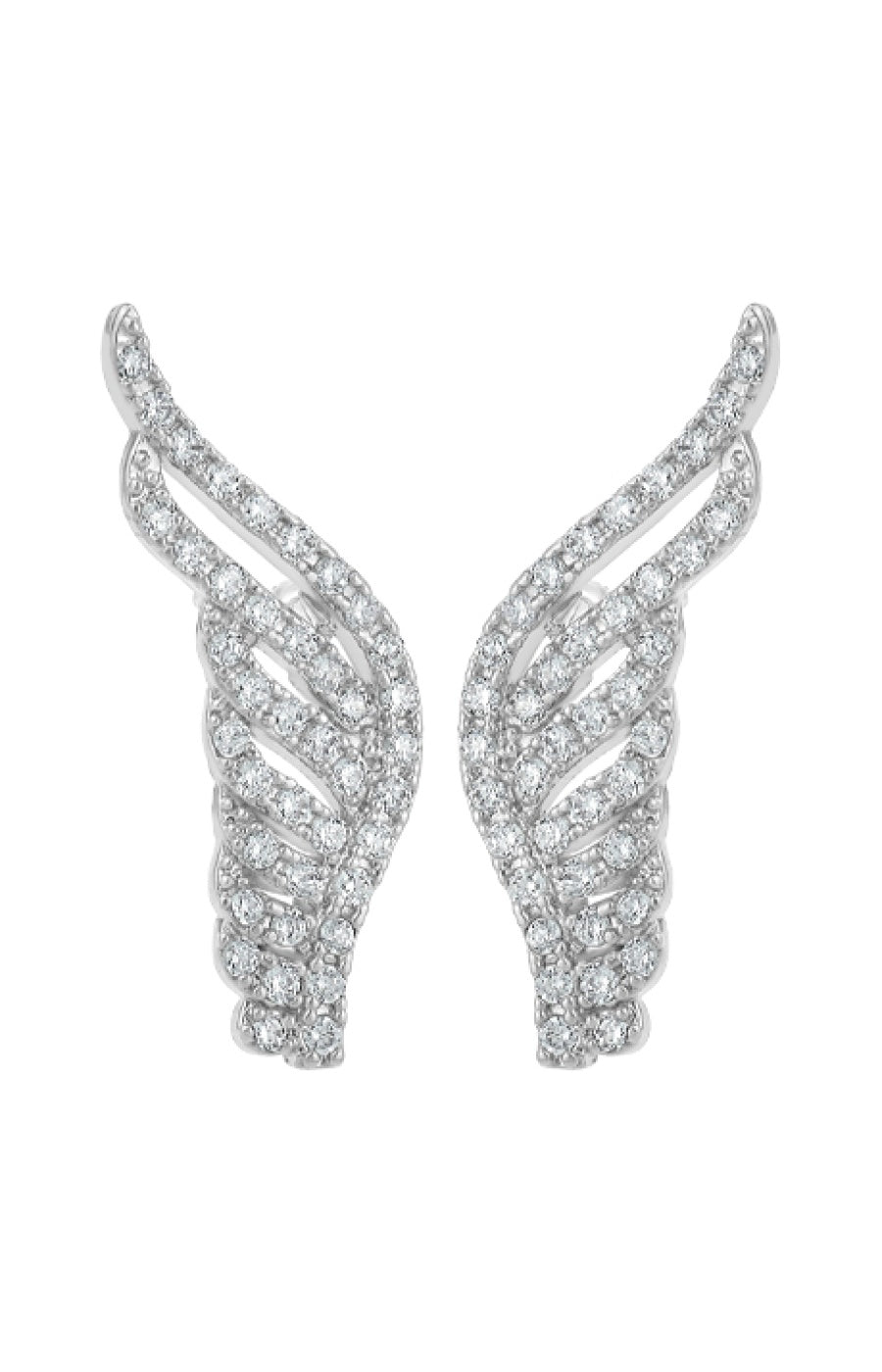Boucles d'oreilles - Acier inoxydable & zirconium - Argenté