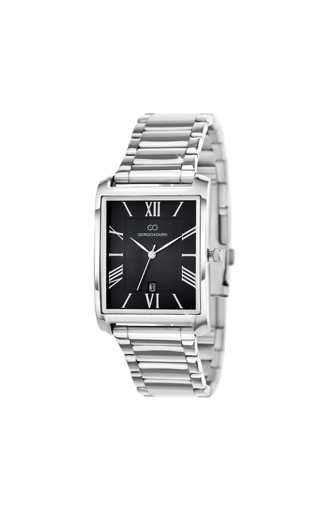 Montre - Acier inoxydable argenté - Homme - 34 mm