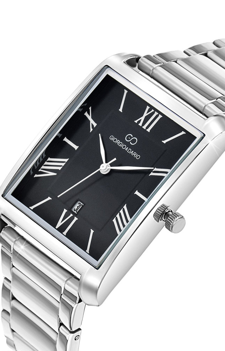 Montre - Acier inoxydable argenté - Homme - 34 mm
