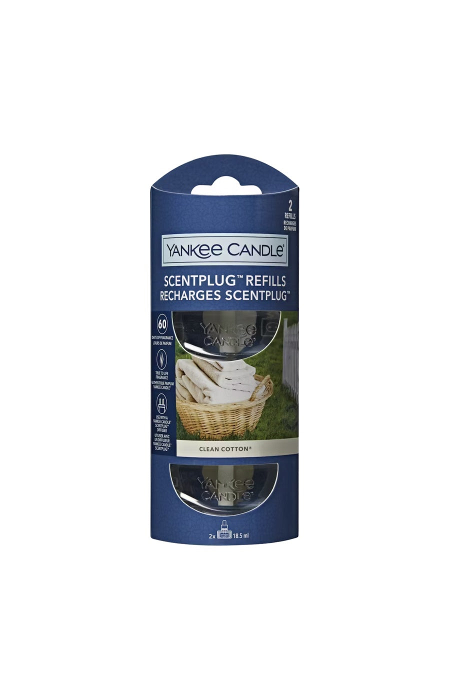 Recharges diffuseur - Scentplug - Coton frais - 2 x 18,5 ml