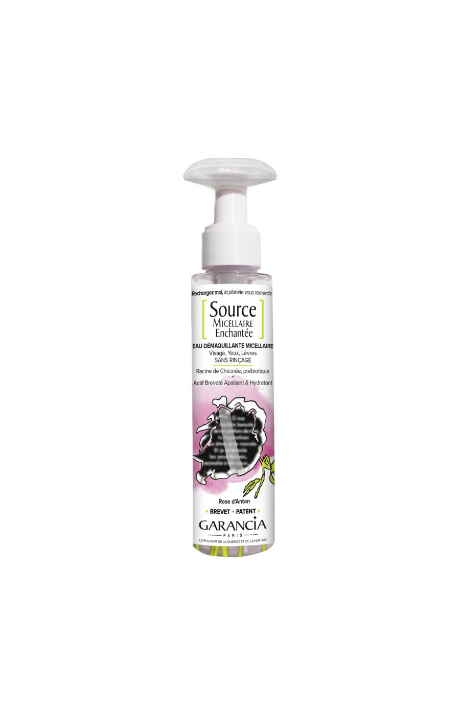 Eau micellaire à la rose d'antan - Source enchantée - 100 ml