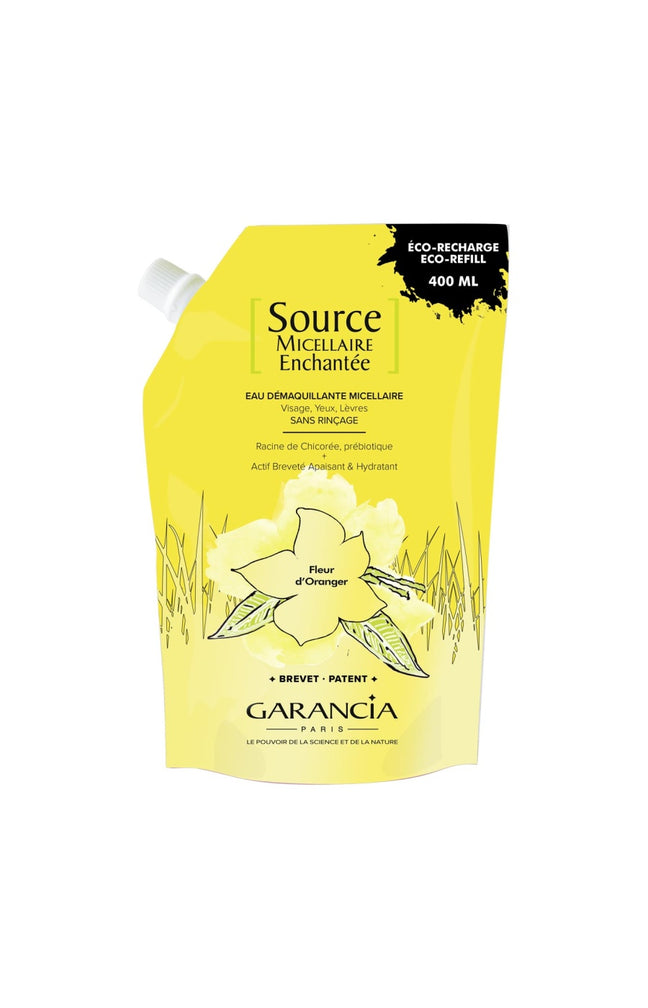 Recharge eau micellaire à la fleur d'oranger - Source enchantée - 400 ml