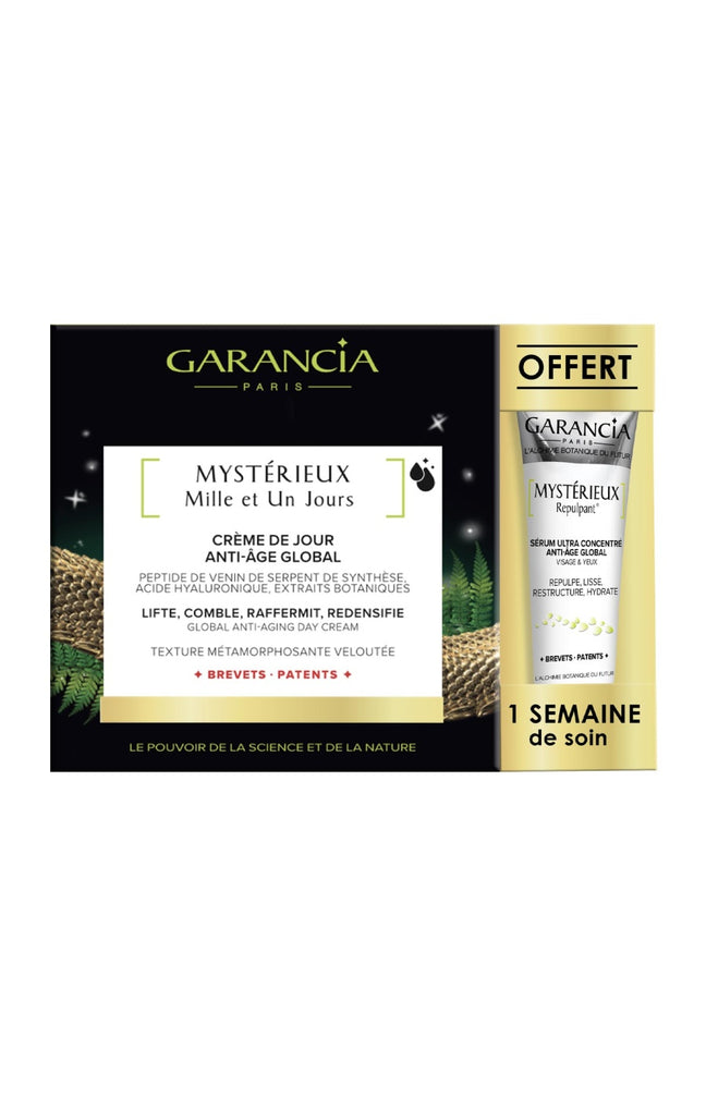 Crème de jour & sérum anti-âge - Mystérieux - Peaux normales à sèches