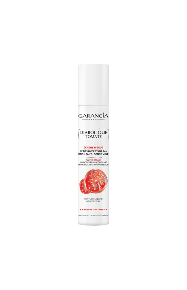 Crème d'eau hydratante 24H - Diabolique Tomate - Peaux mixtes à grasses - 30 ml