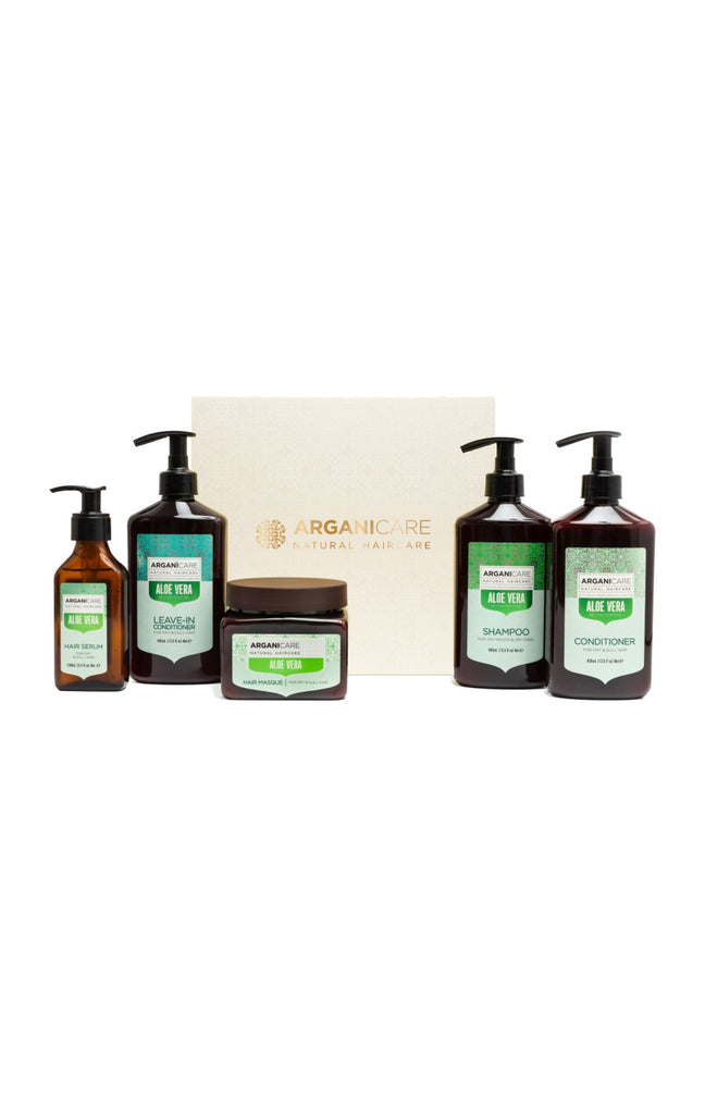 Coffret revitalisant - Aloe vera - Cheveux secs & ternes - 5 produits