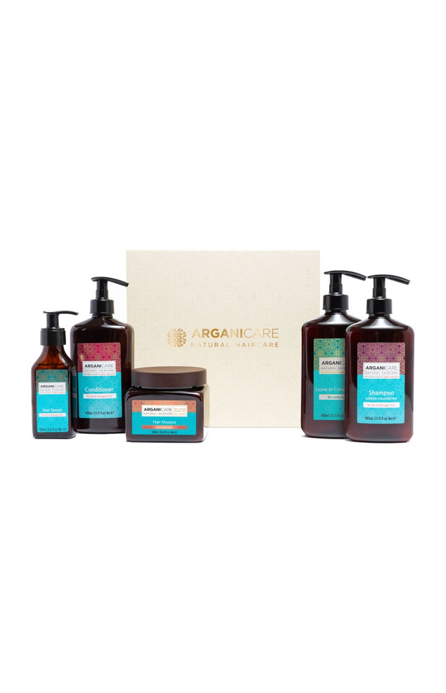 Coffret ultra-nourrissant - Argan & karité - Cheveux bouclés - 5 produits