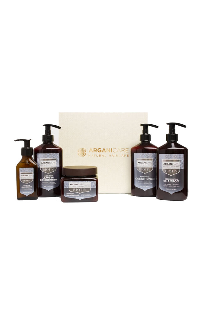 Coffret réparateur - Biotine - Cheveux secs & abîmés - 5 produits