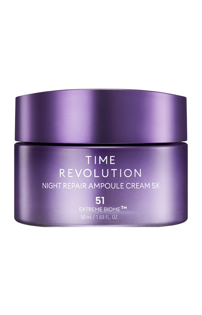 Crème de nuit anti-âge - Probiotiques - Visage