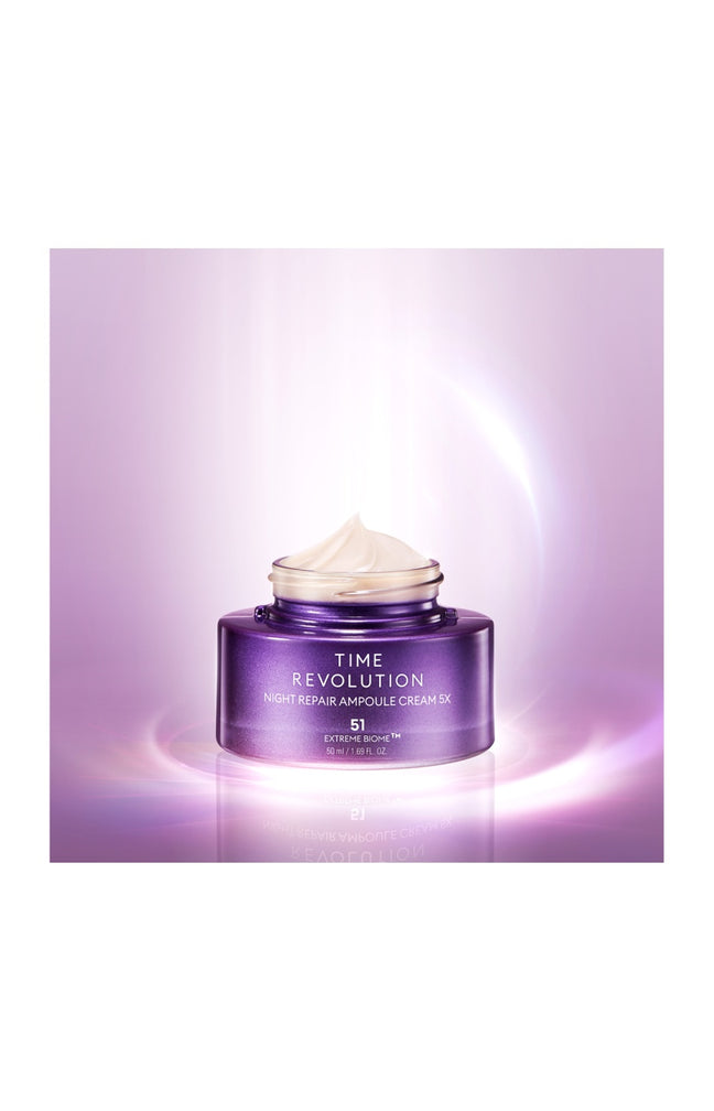 Crème de nuit anti-âge - Probiotiques - Visage