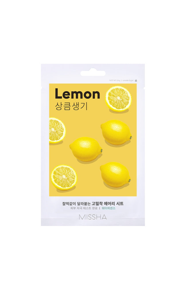 Masque en tissu revitalisant - Citron  - Visage - 1 unité