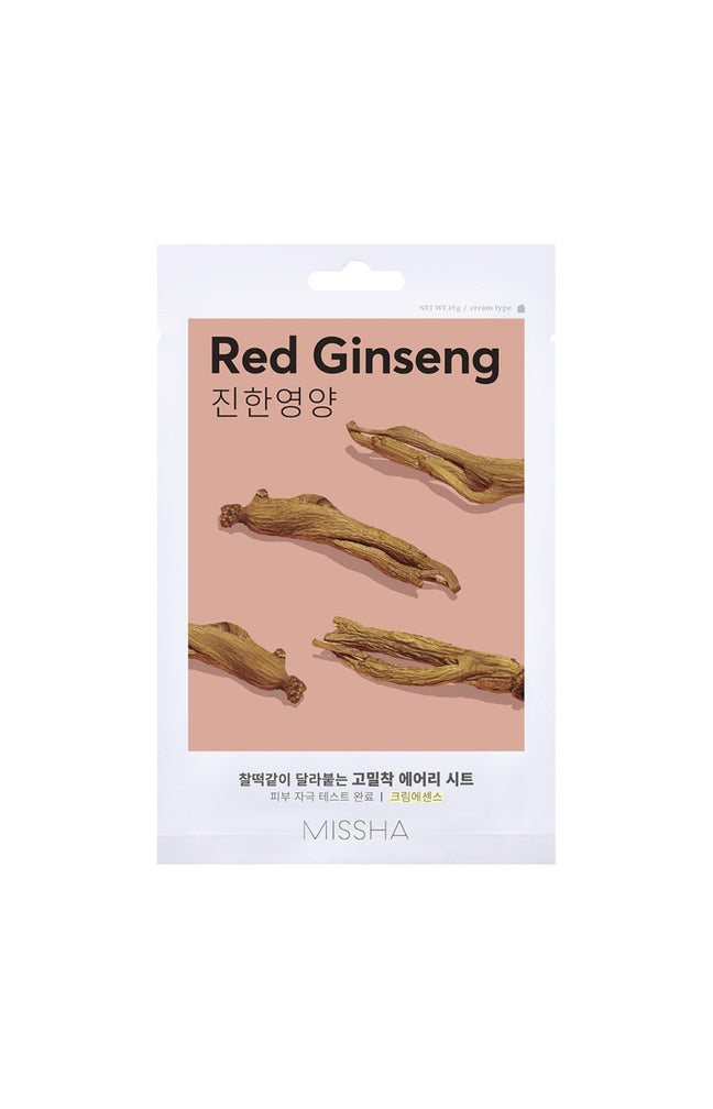 Masque en tissu énergisant - Ginseng rouge  - Visage - 1 unité