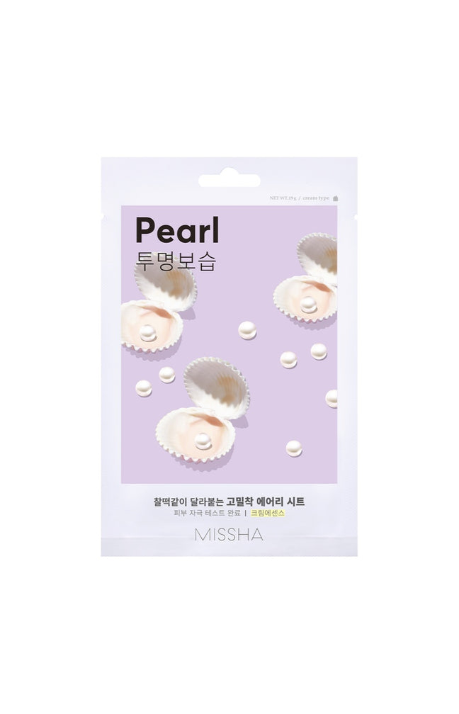Masque en tissu illuminateur - Perle  - Visage - 1 unité