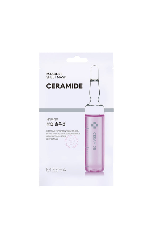 Masque en tissu hydratant - Céramides - Visage - 1 unité