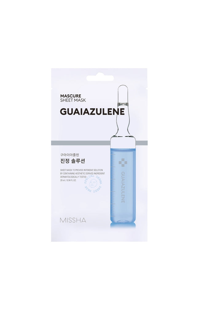 Masque en tissu anti-irritations - Guaiazulene - Visage - 1 unité