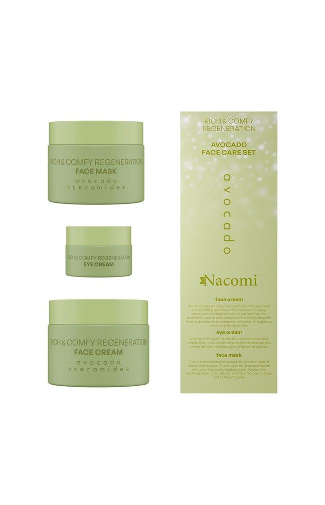 Coffret régénérant - Avocat & céramides - Peaux sèches - 3 produits