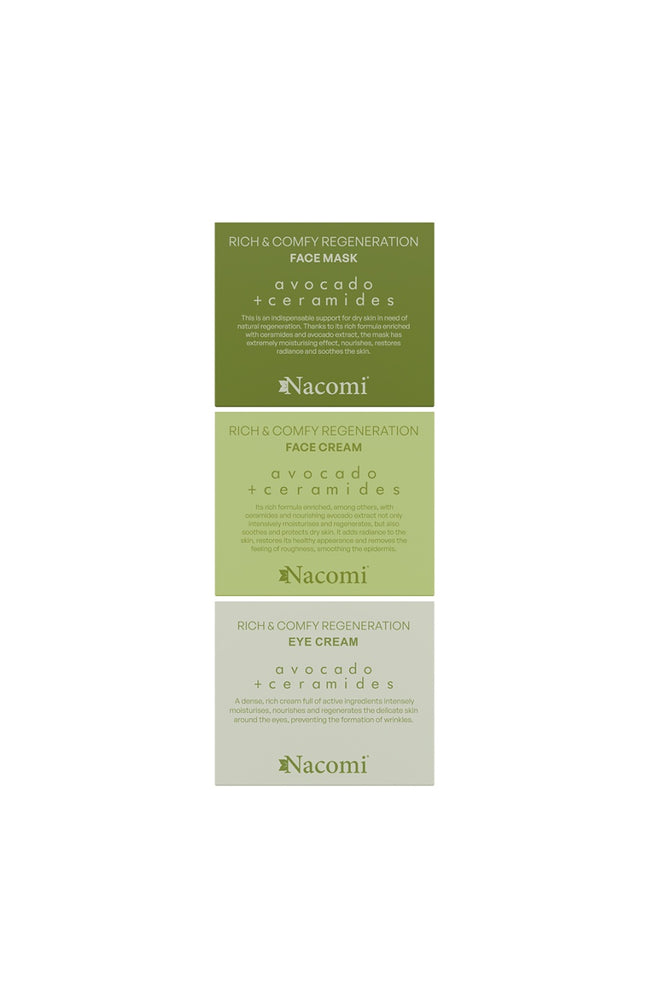 Coffret régénérant - Avocat & céramides - Peaux sèches - 3 produits