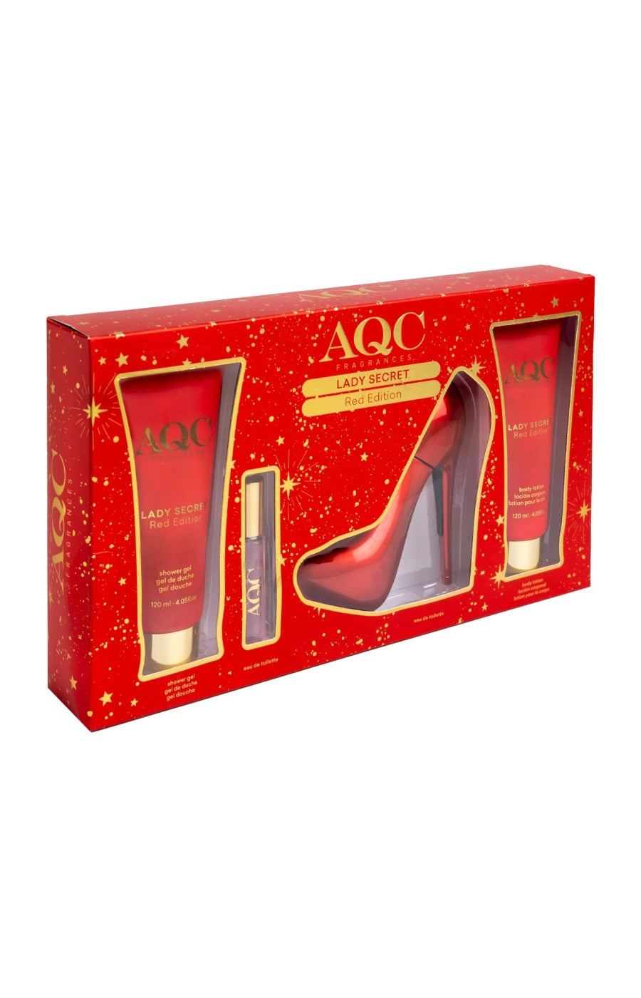 Coffret parfumé - Lady Secret Red Edition - Corps - 4 produits