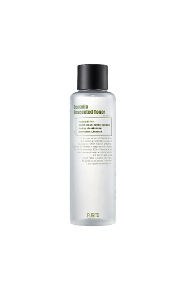 Purito - Lotion tonique sans parfum - Centella & collagène - Peaux sensibles